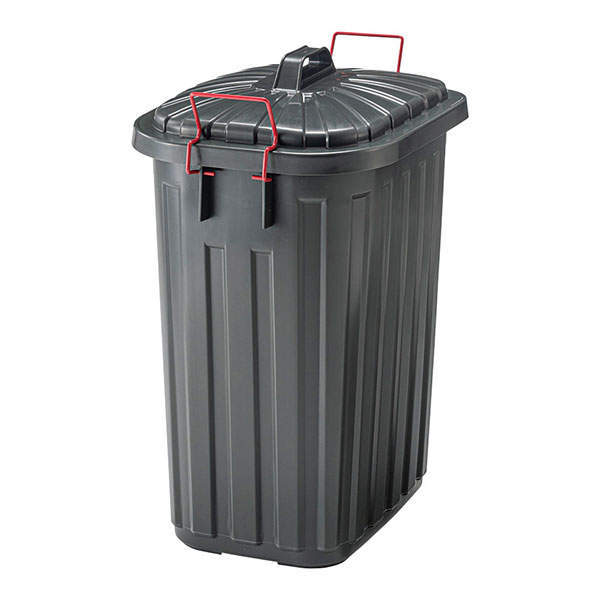 東谷 ごみ箱 タフカン 60L W360×D554×H622mm チャコールグレー LFS-938CG
