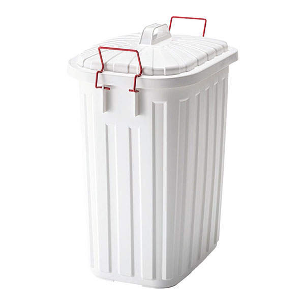 東谷 ごみ箱 タフカン 60L W360×D554×H622mm ホワイト LFS-938WH