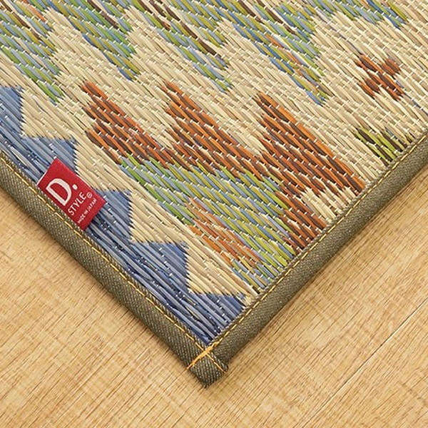 イケヒコ 純国産 い草カーペット SFルークス 約95×150cm カーキ