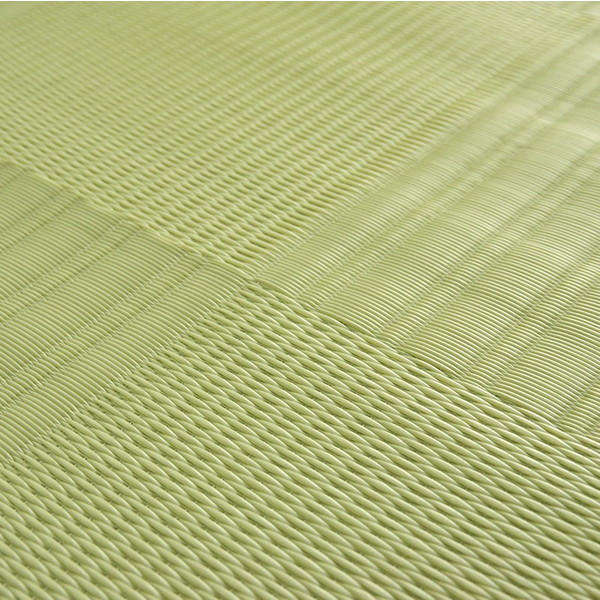 イケヒコ ポリプロピレンラグ リリーフ 江戸間4.5畳 (261×261cm) グリーン RLF261261
