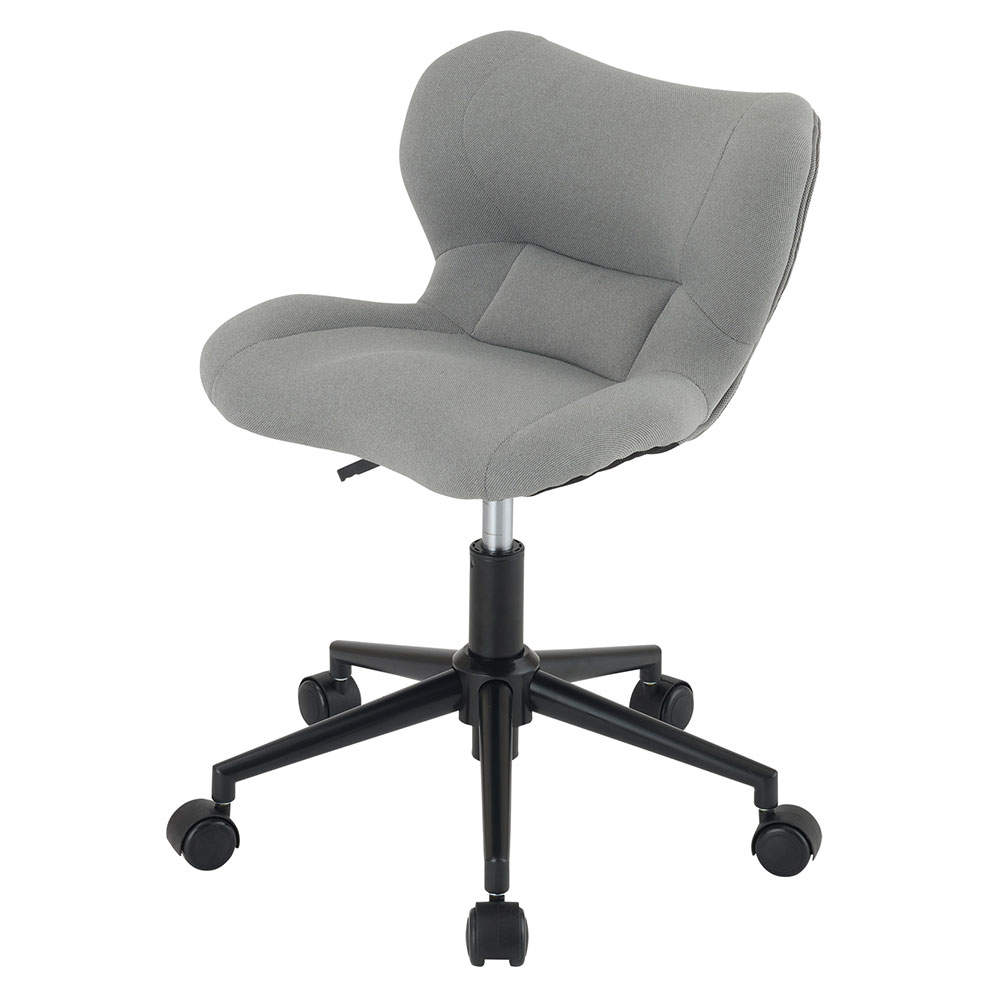 美姿勢を保つデスクチェア キャスター付 コンパクト 腰痛対策 SFC2-GY