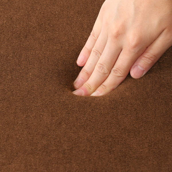 不二貿易 Foamy 低反発シートクッション 38×38cm ブラウン