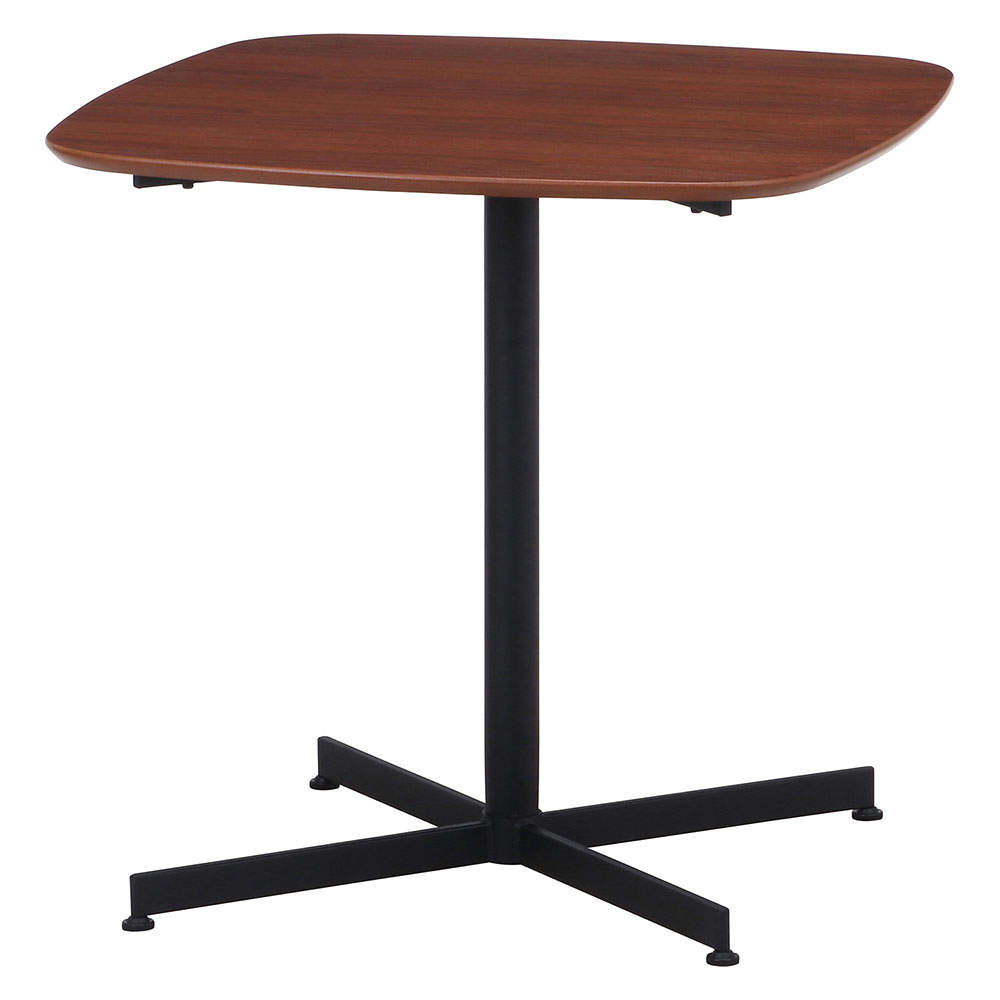 不二貿易 カフェテーブル レグナ 幅75cm ブラウン 正方形 98932