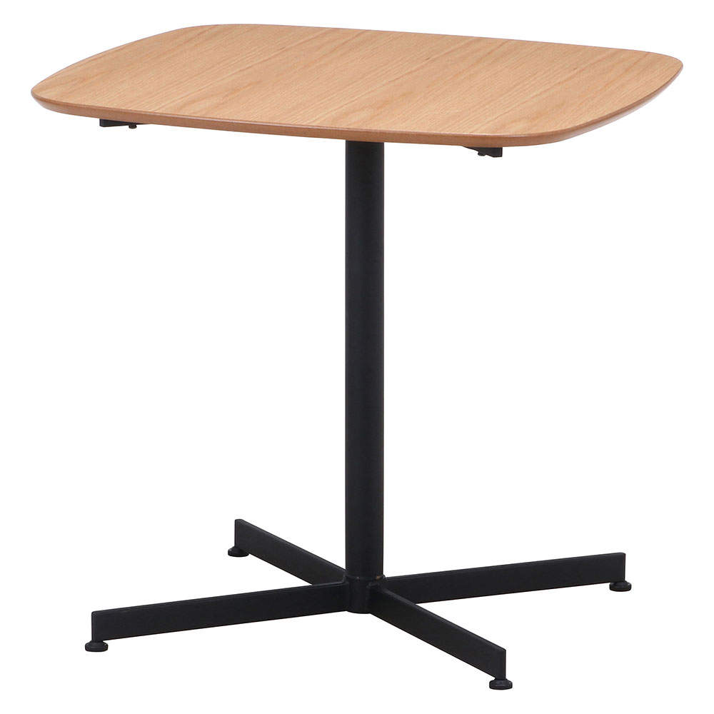 不二貿易 カフェテーブル レグナ 幅75cm ナチュラル 正方形 98933