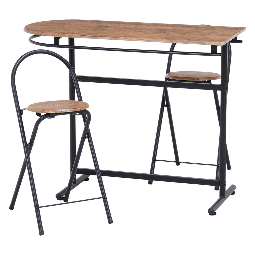 不二貿易 カウンターテーブル＆チェア 3点セット 3060-1 13899