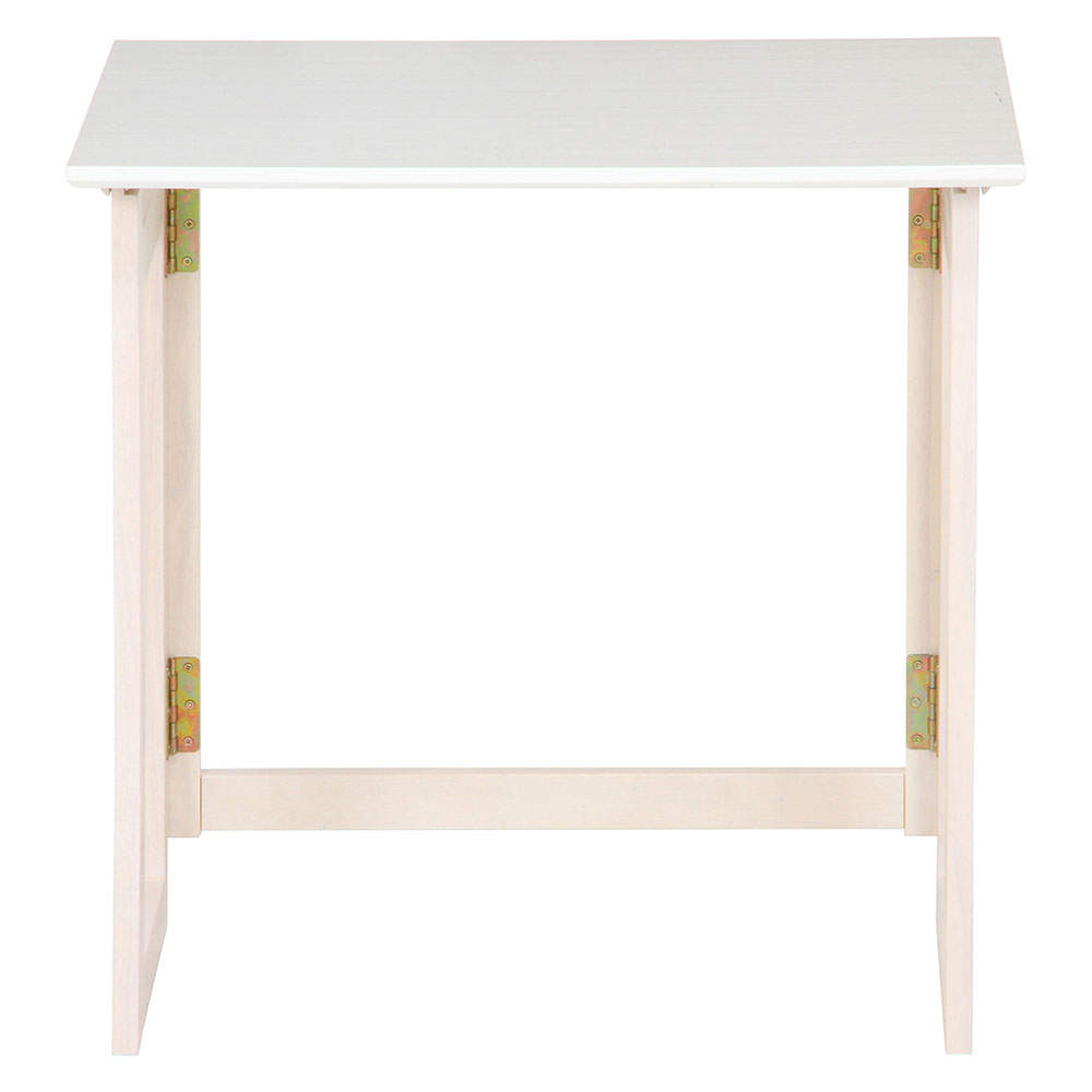 不二貿易 フォールディングテーブル 幅70cm ミラン ホワイト 10882