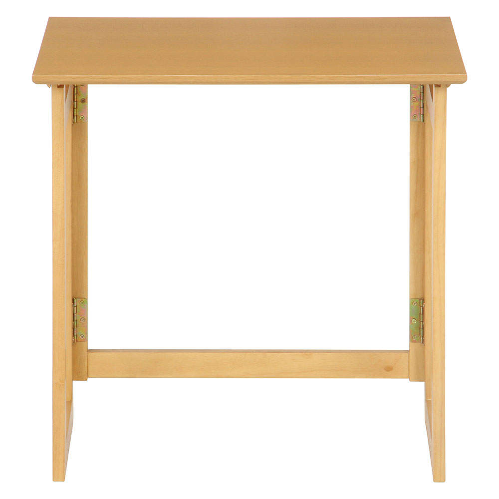 不二貿易 フォールディングテーブル 幅70cm ミラン ナチュラル 10880