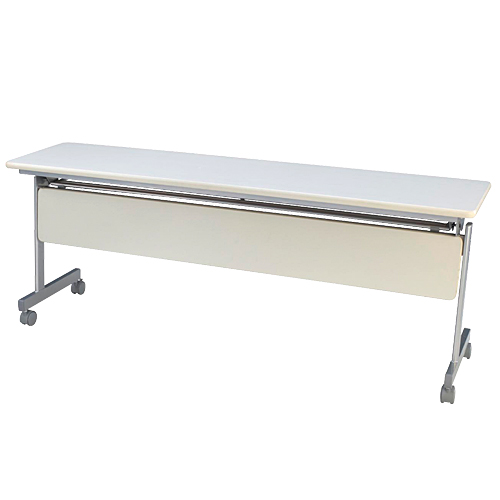 タック 会議用テーブル跳上式 ホワイト KS-1845NW (個人宅＋3300円)