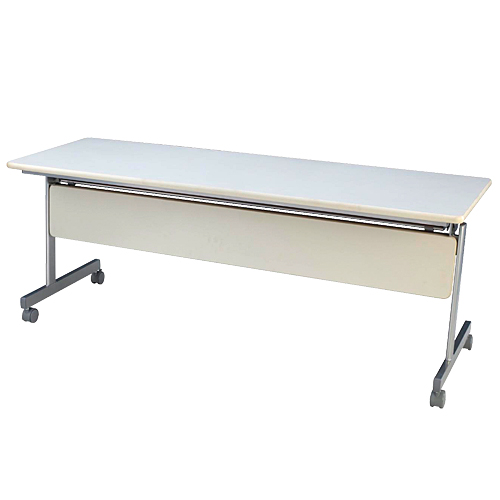 タック 会議用テーブル跳上式 ワイド ホワイト KS-1860NW (個人宅＋3300円)