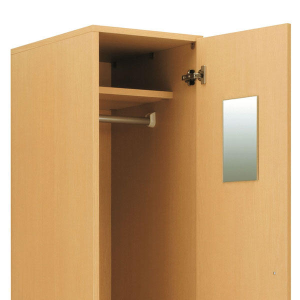 タック ロッカー 1人用 鍵付 W395×D570×H1860mm 古木調 RGFJLNS-KKA(個人宅＋3300円)