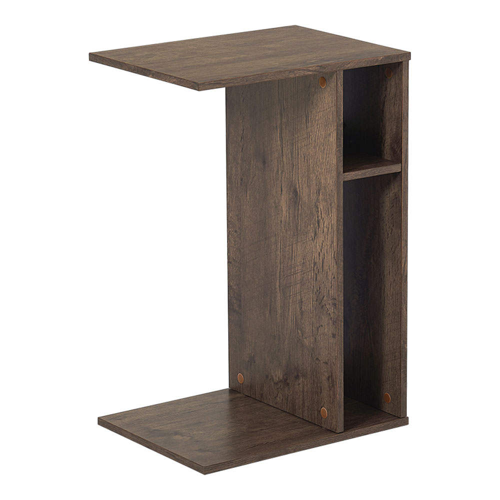 【送料弊社負担】萩原 サイドテーブル ブラウン RT-1119BR【他商品と同時購入不可】