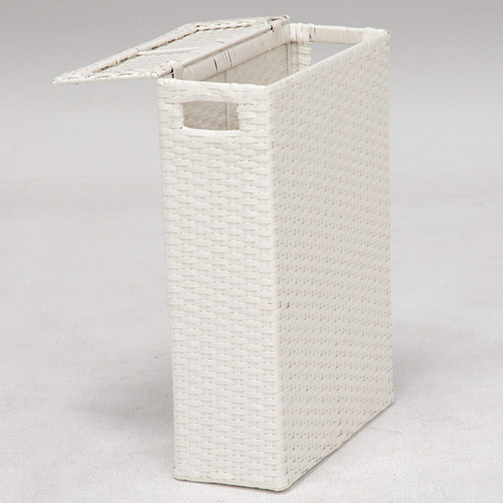 萩原 トイレットペーパーボックス ホワイト RTR-2404WH