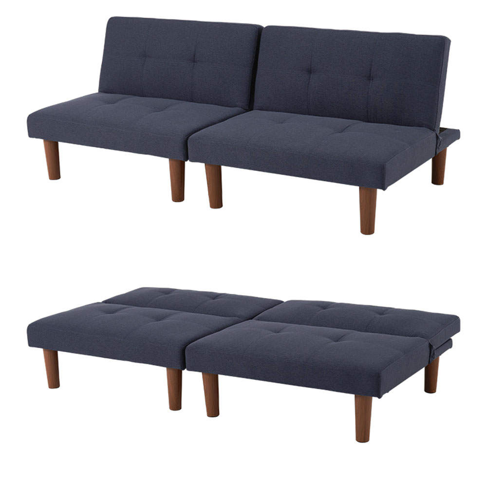 萩原 ソファベッド ダークネイビー LSF-4440DNV-2S