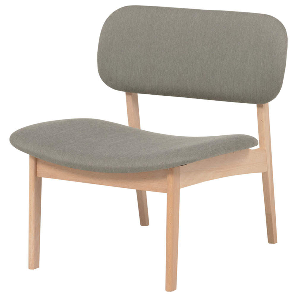 萩原 ダイニングチェア 2脚セット ライトグレー MI-8633LGY