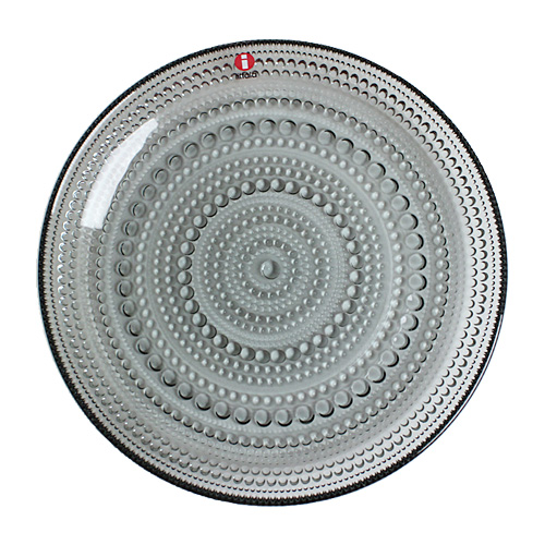iittala イッタラ Kastehelmi カステヘルミ プレート 17cm グレー