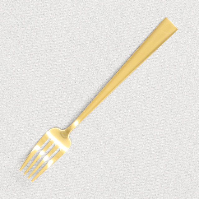 Cutipol クチポール DUNA Matte Gold デュナ マット ゴールド Dessert fork デザートフォーク