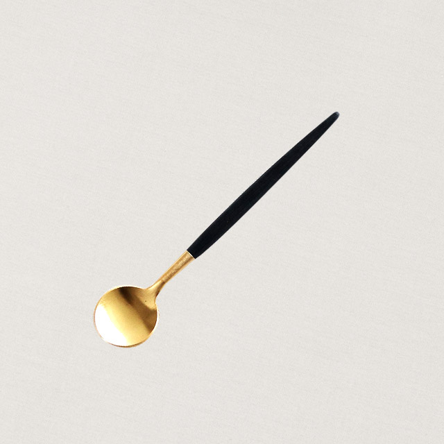 Cutipol クチポール GOA Matte Gold ゴア マットゴールド Moka spoon/Espresso spoon モカスプーン/エスプレッソスプーン