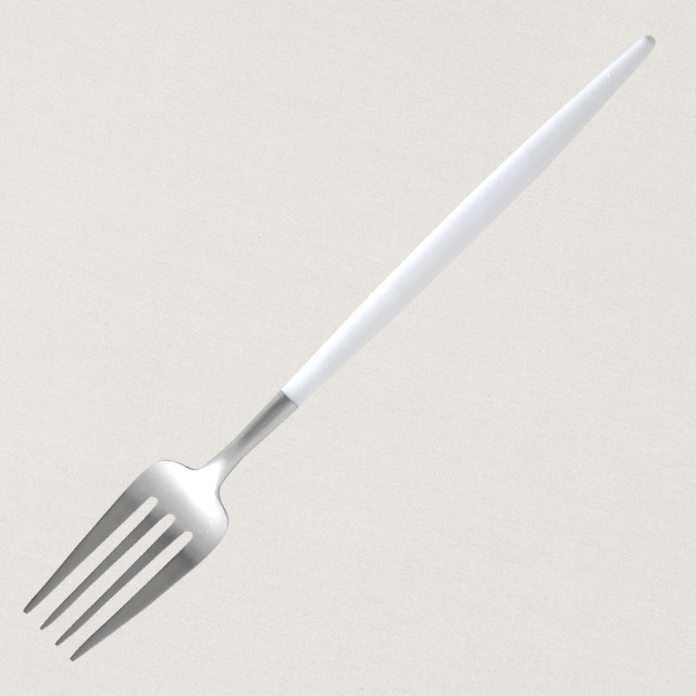 Cutipol クチポール GOA White Matte ゴア ホワイト マット Dinner fork ディナーフォーク