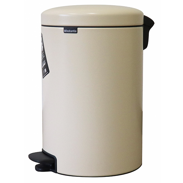 Brabantia ブラバンシア ペダルビン ニューアイコン アーモンド 20リットル Pedal Bin NewIcon Almond 20L 113901