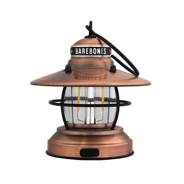 【単品購入時送料弊社負担】Barebones Living ベアボーンズ リビング Edison Mini Lantern ミニエジソンランタン LED Cooper カッパー