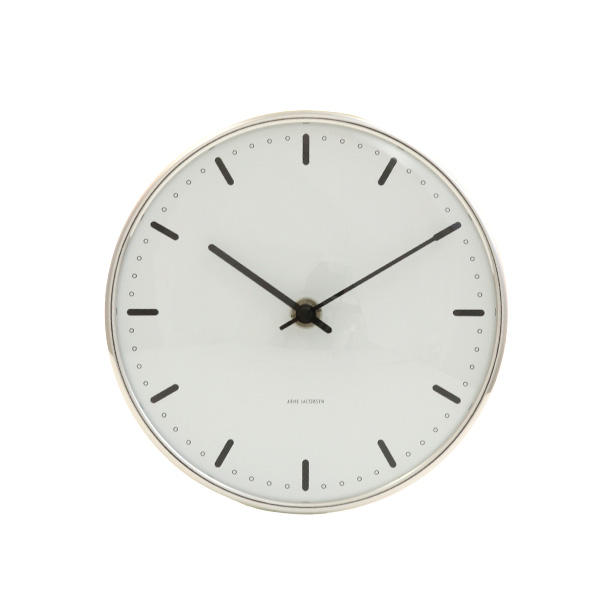 ARNE JACOBSEN アルネ・ヤコブセン 掛け時計 City Hall wall clock シティーホールクロック 16.5cm