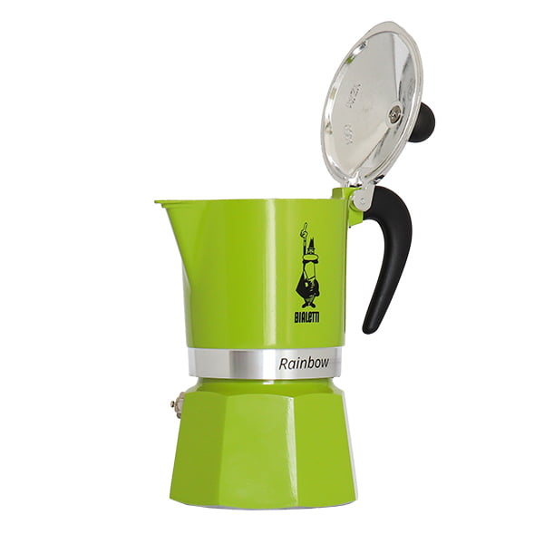 Bialetti ビアレッティ エスプレッソマシン RAINBOW 3CUPS GREEN レインボー グリーン 3カップ用