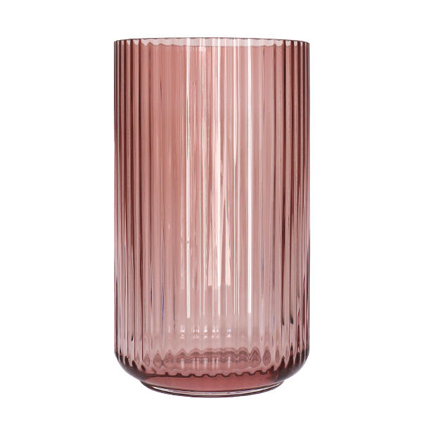【売りつくし】Lyngby Porcelaen リュンビュー ポーセリン Lyngbyvase glass ベース グラス 25cm バーガンディー