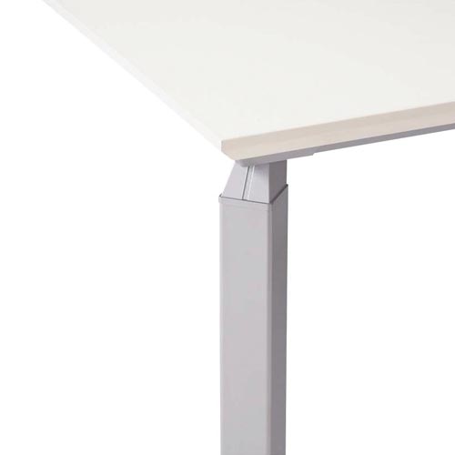 生興 ミーティングテーブル 配線ボックス付 W3600×D1200 ホワイト WK36125H-SVH