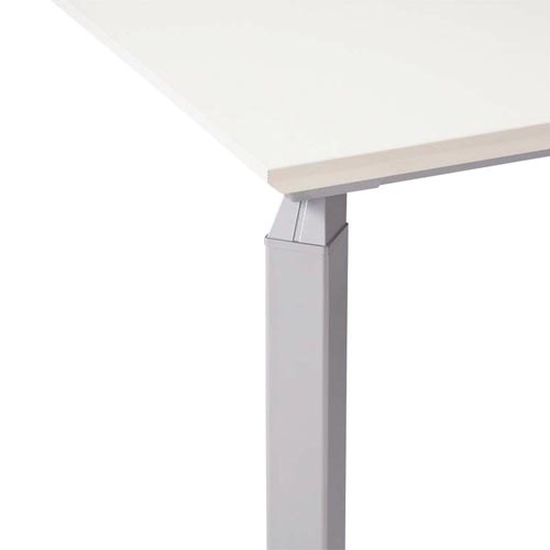 生興 ミーティングテーブル 配線ボックス付 W4800×D1200 ホワイト WK48125H-SVH