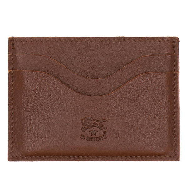 IL BISONTE イルビゾンテ CARD CASE カードケース BROWN ブラウン BW129 SCC050 PVX005