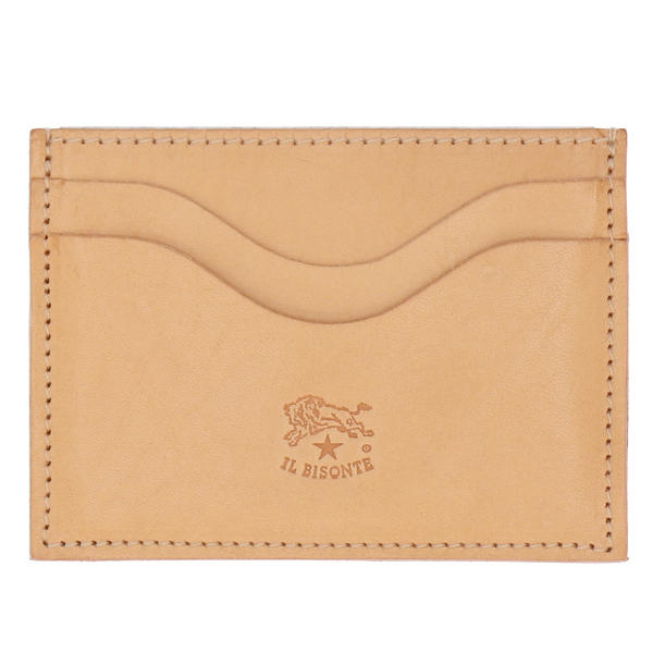 IL BISONTE イルビゾンテ CARD CASE カードケース NATURAL ナチュラル NA106 SCC050 PVX005