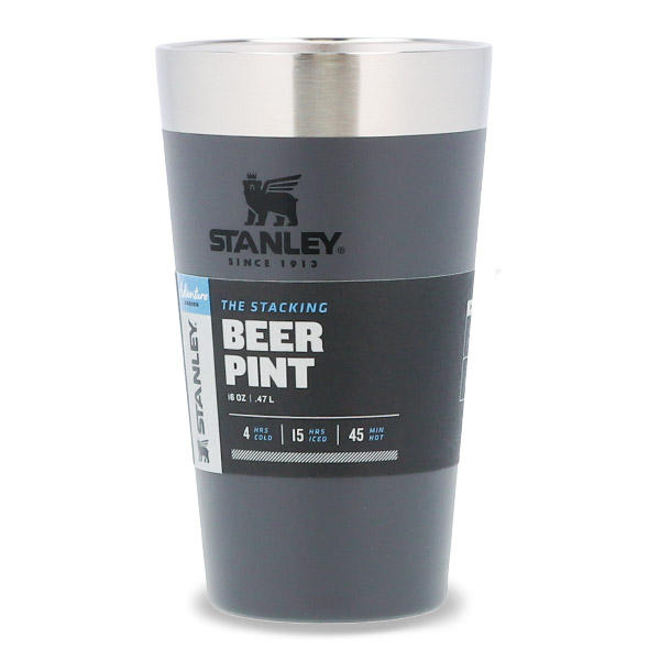 STANLEY スタンレー Adventure Stacking Beer Pint アドベンチャー スタッキング 真空パイント チャコール 0.47L 16oz