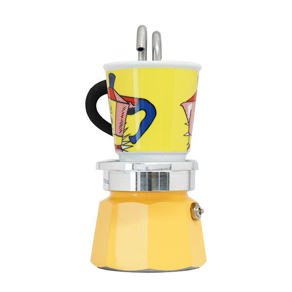 Bialetti ビアレッティ エスプレッソマシン MINI EXPRESS Lichtenstein ミニエキスプレス リキテンスタイン 2カップ用 ショットグラス 2個セット