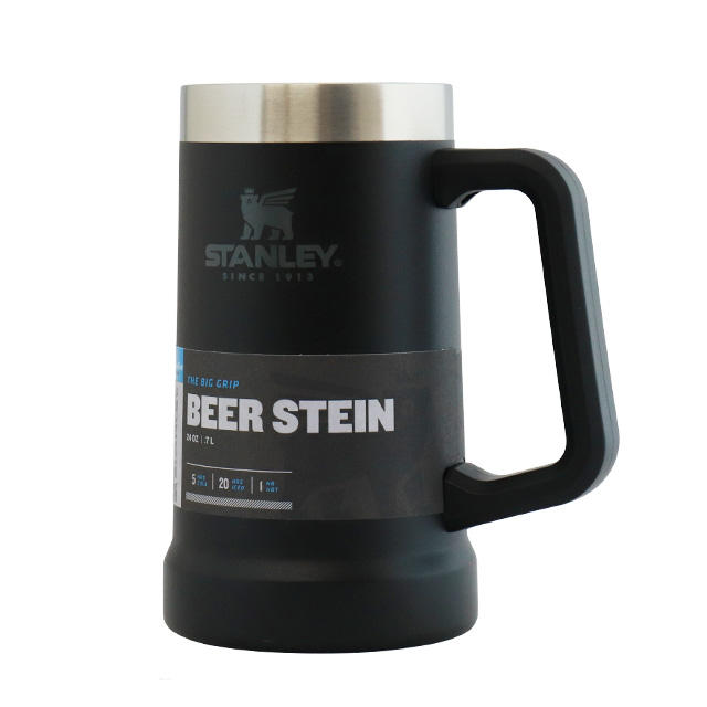 STANLEY スタンレー Adventure The Big Grip Beer Stein アドベンチャー 真空 ジョッキ マットブラック 0.7L 24OZ