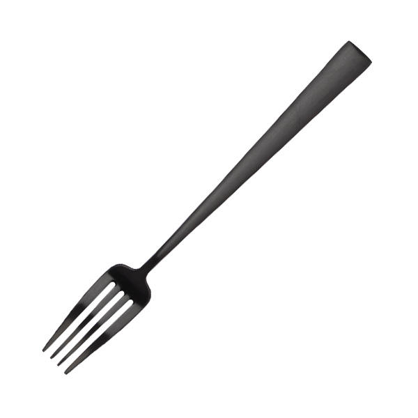 Cutipol クチポール DUNA Matte Black デュナ マット ブラック Dinner fork ディナーフォーク