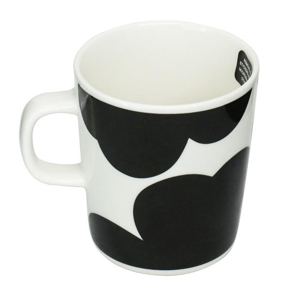 Marimekko マリメッコ Unikko ウニッコ マグ マグカップ 250ml ホワイト×ブラック