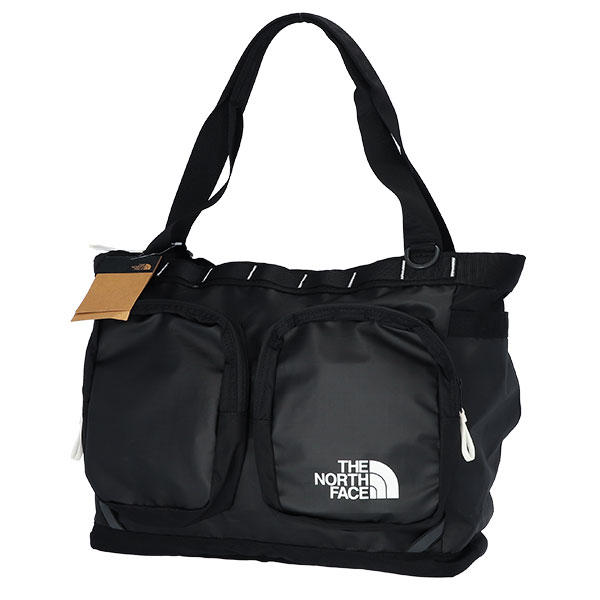 THE NORTH FACE ノースフェイス トートバッグ BASE CAMP VOYAGER TOTE ベースキャンプ ボイジャー トート 24L ブラック×ホワイト