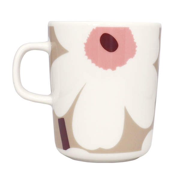 Marimekko マリメッコ Unikko ウニッコ マグ マグカップ 250ml クレイ×ホワイト
