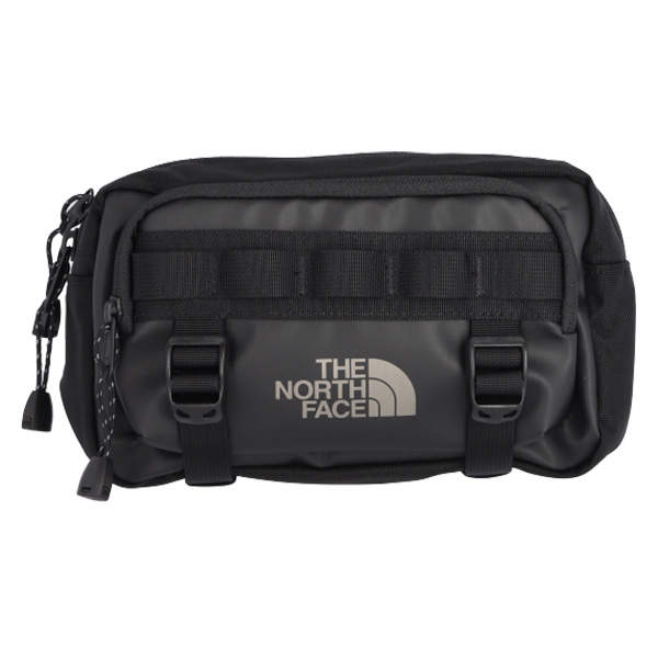 THE NORTH FACE ノースフェイス ボディバッグ BASE CAMP LUMBAR ベースキャンプ ランバー ヒップパック ブラック×アスファルトグレー