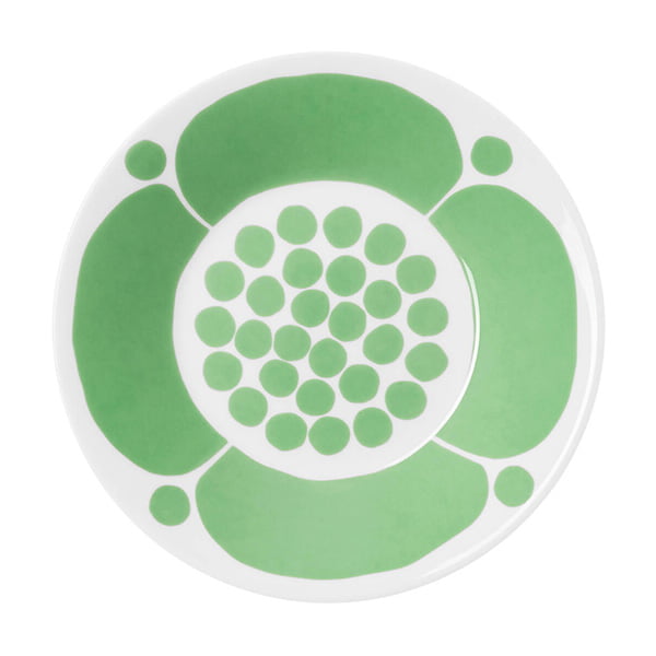 ARABIA アラビア Sunnuntai スンヌンタイ ソーサー プレート 16.5cm ライトグリーン