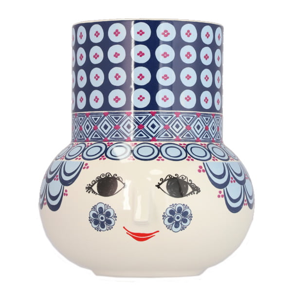 Bjorn Wiinblad ビヨン・ヴィンブラッド Olga オルガ フラワーベース 20cm ブルー