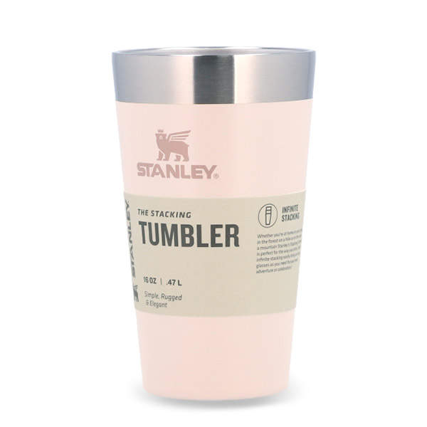 STANLEY スタンレー Adventure Stacking Beer Pint アドベンチャー スタッキング 真空パイント ローズクオーツ 0.47L 16oz