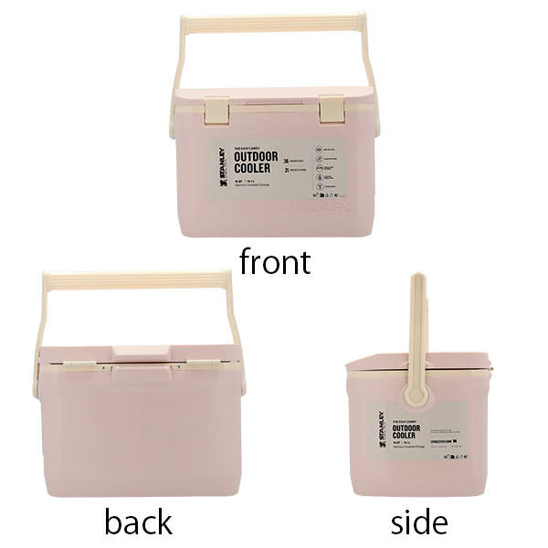 STANLEY スタンレー Adventure Easy Carry Outdoor Cooler アドベンチャー クーラーボックス ローズクオーツ 15.1L 16QT