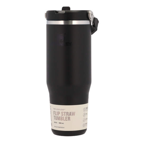 STANLEY スタンレー IceFlow Flip Straw Tumbler アイスフロー フリップストロー 真空タンブラー ブラック 0.88L 30oz