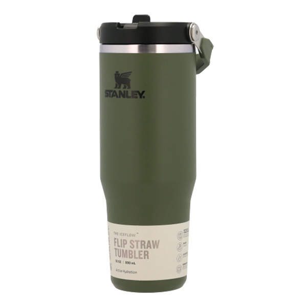 STANLEY スタンレー IceFlow Flip Straw Tumbler アイスフロー フリップストロー 真空タンブラー ドライパイン 0.88L 30oz