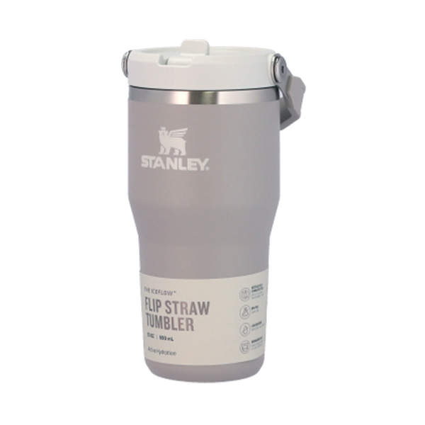 STANLEY スタンレー IceFlow Flip Straw Tumbler アイスフロー フリップストロー 真空タンブラー アッシュ 0.6L 20oz