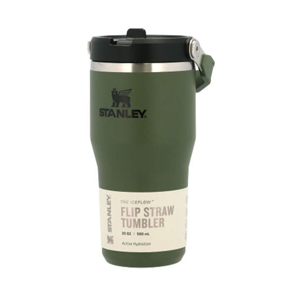 STANLEY スタンレー IceFlow Flip Straw Tumbler アイスフロー フリップストロー 真空タンブラー ドライパイン 0.6L 20oz
