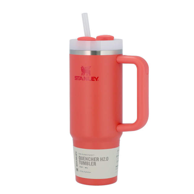 STANLEY スタンレー The Quencher H2.O FlowState Tumbler 真空 スリムクエンチャー ホットコーラル 0.88L 30oz