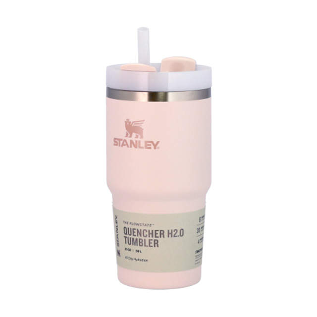 STANLEY スタンレー The Quencher H2.O FlowState Tumbler 真空 スリムクエンチャー ローズクオーツ 0.6L 20oz