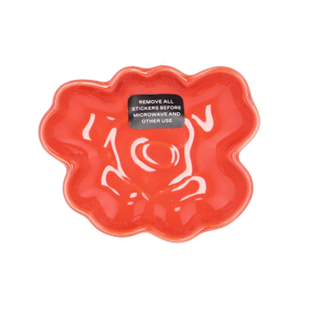 Marimekko マリメッコ Unikko ウニッコ お皿 スモールプレート 9.5cm オレンジレッド